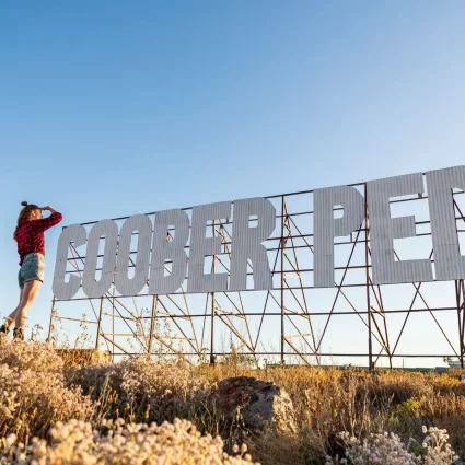 Coober Pedy sign (SATC)