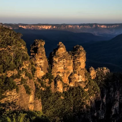 the three sisters sunset